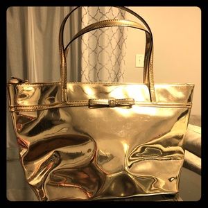 Kate Spade New York Metallic Gold Tote